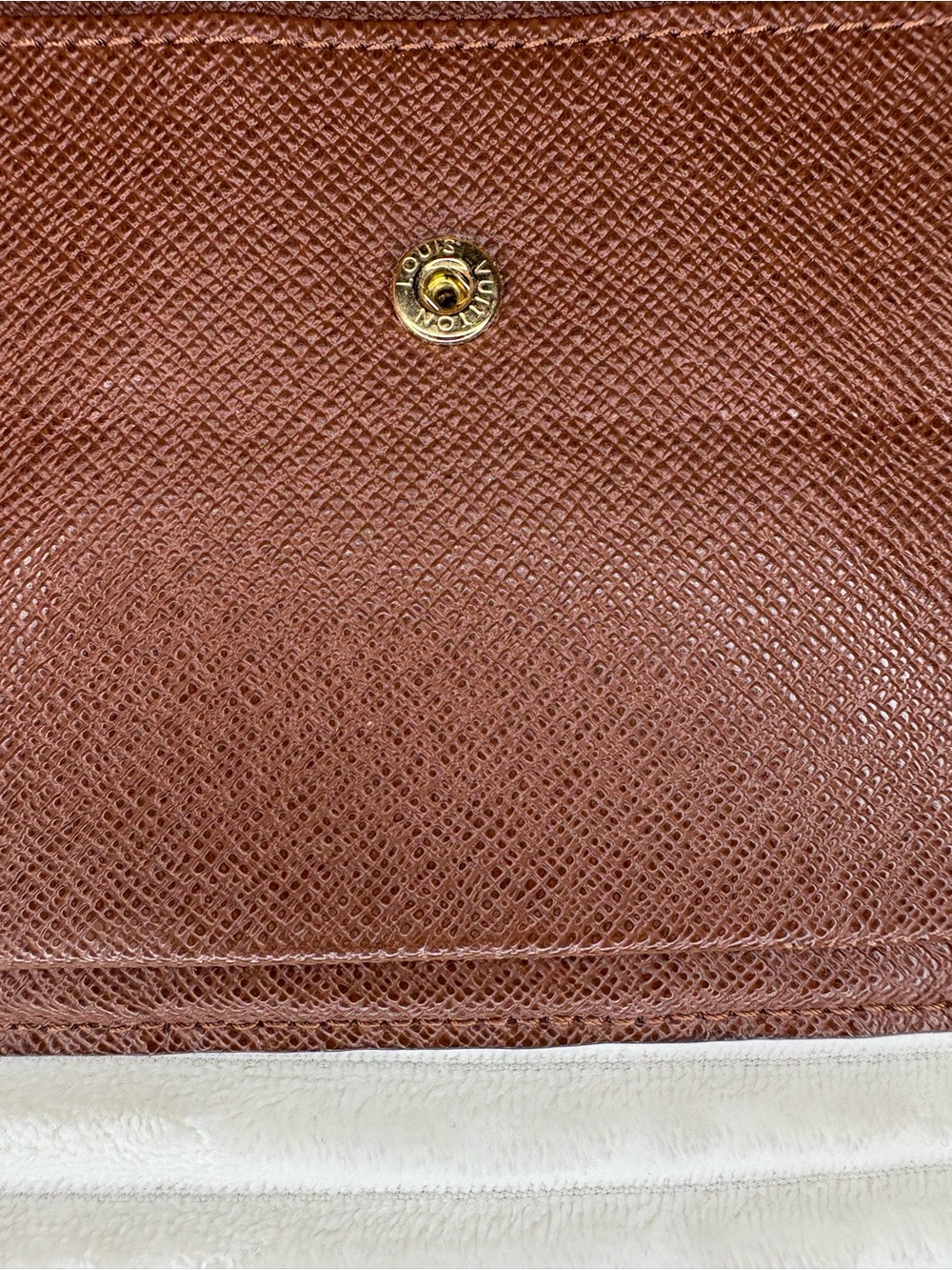 Authentic Louis Vuitton Monogram Bifold Wallet Brown Canvas Leather Coin Pocket - Picture 10 of 16